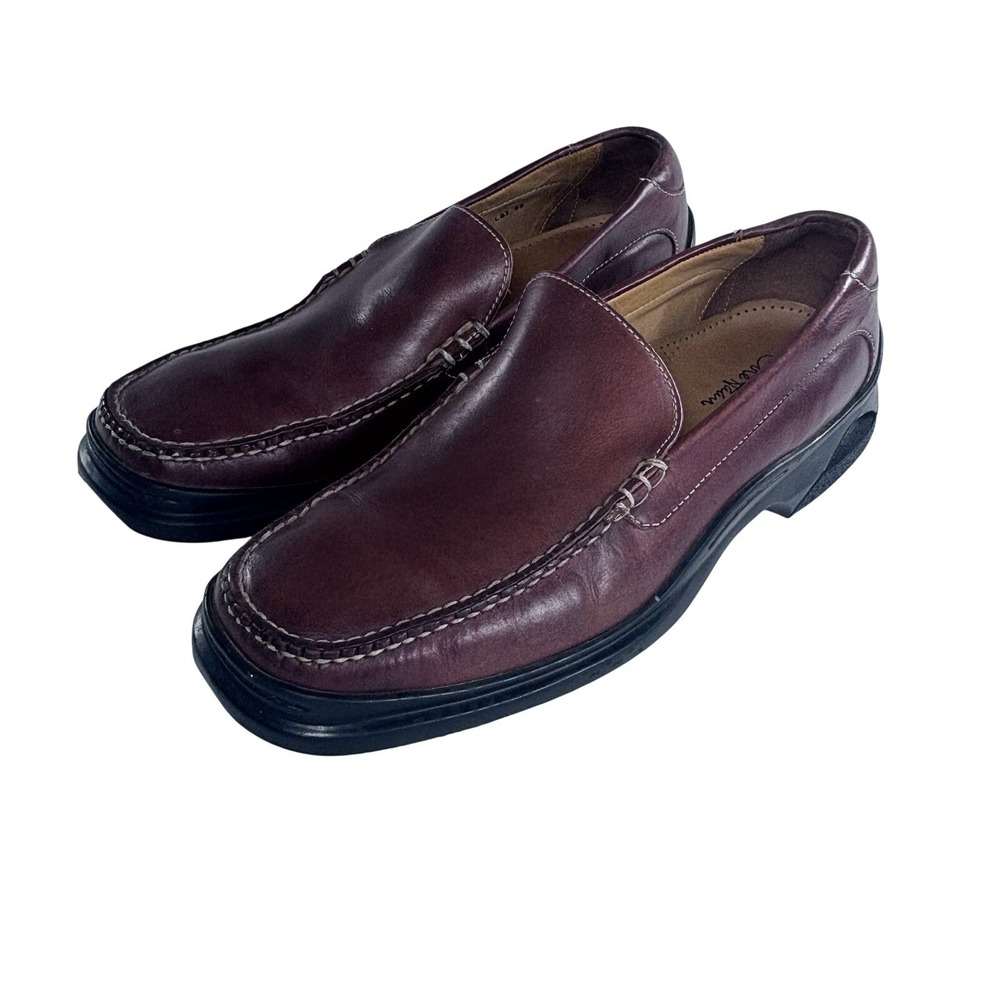 COLE HAAN‎ x NIKEAIR Santa Barbara Slip On Loafers Burgundy Brown Leather 9.5M